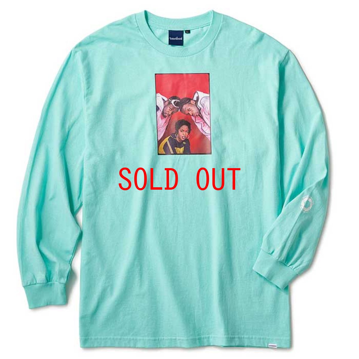 画像1: "The Fugees ‘93" L/S Tee Mint Green White Collection Princess Photo Ernie Paniccioli ロンT 長袖 Tシャツ Lauryn Hill ローリン ヒル (1)