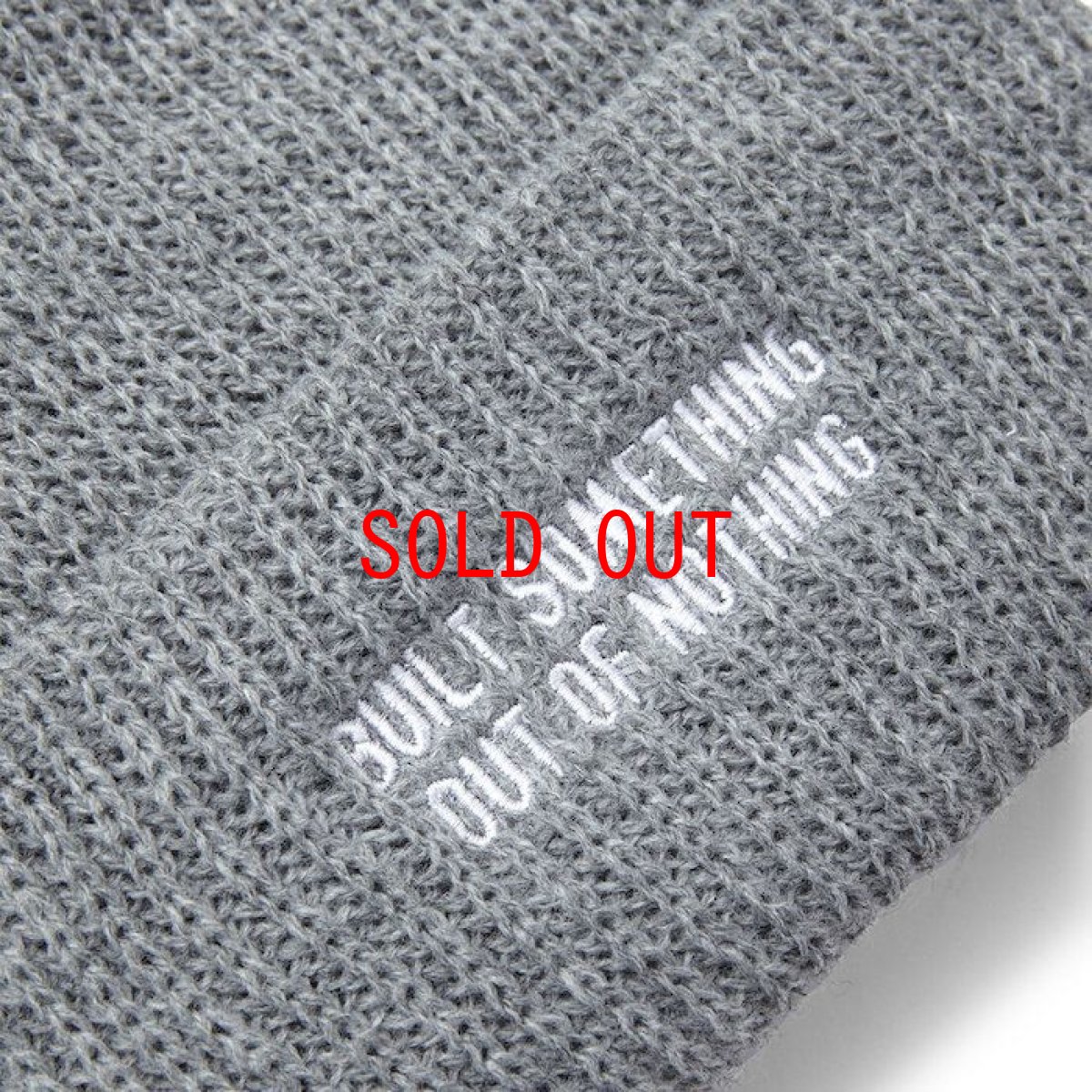 画像6: Out Of Nothing Beanie Knit Cap グレー ビーニー  ニット キャップ 帽子 (6)