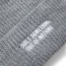 画像6: Out Of Nothing Beanie Knit Cap グレー ビーニー  ニット キャップ 帽子 (6)