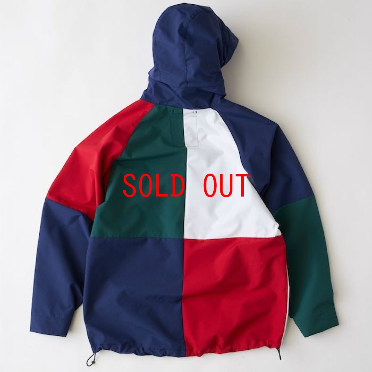 画像3: Exocet Color block Nylon Flight Jacket ミリタリー フライト レザーパッチ ナイロン ジャケット (3)