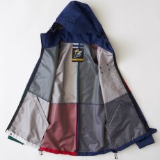 画像6: Exocet Color block Nylon Flight Jacket ミリタリー フライト レザーパッチ ナイロン ジャケット (6)