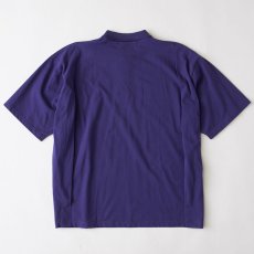 画像3: Bigpo S/S Polo Shirt Navy Beige Purple 半袖 オーバーサイズ ポロ シャツ (3)