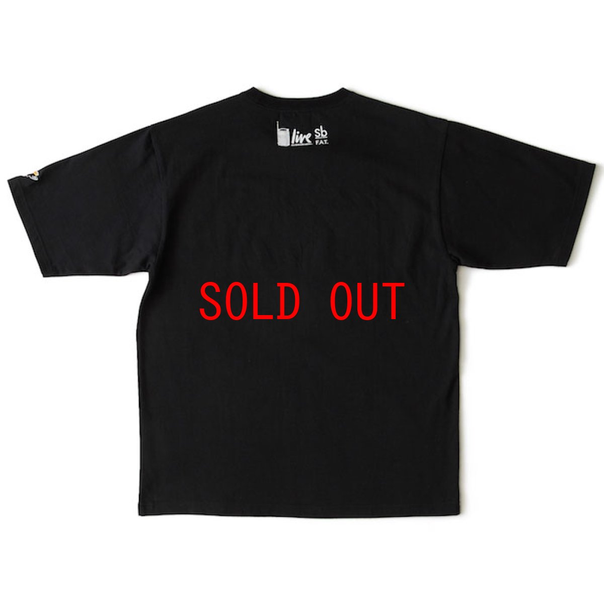画像2: Live One S/S Tee Black オーバーサイズ Tシャツ (2)