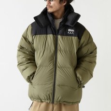 画像1: × FIRST DOWN ファースト ダウン Reversible Down Jacket Olive Black リバーシブル ダウン ジャケット (1)