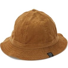 画像1: Hobo Corduroy Metro Hat Camel Brown コーデュロイ VINTAGE ミリタリー ハット 6パネル ハット ブリム (1)