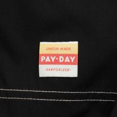 画像6: × PAY DAY Paypaint Painter Pants Black ペイデイ ワーク ペインターパンツ  テーパード シルエット 9分丈 (6)