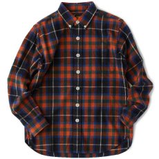 画像2: Nenel L/S Shirt Navy 長袖 フランネル チェック シャツ Check タータン (2)