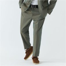 画像4: Classic ailored Pants Khaki テーラード パンツ センタープレス スラックス (4)