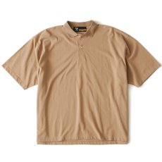 画像2: Bigpo S/S Polo Shirt Beige Navy Purple 半袖 オーバーサイズ ポロ シャツ (2)