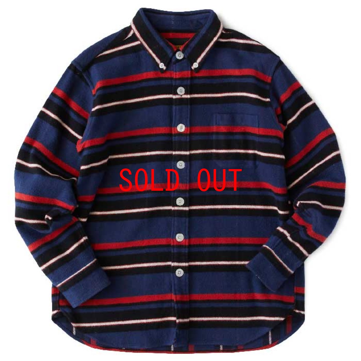 画像2: Nelbar L/S Shirt Navy 長袖 オーバーサイズ フランネル シャツ (2)