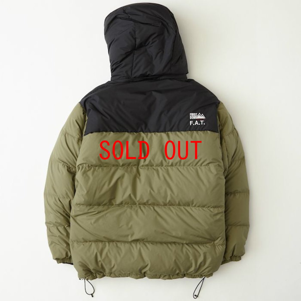 画像10: × FIRST DOWN ファースト ダウン Reversible Down Jacket Olive Black リバーシブル ダウン ジャケット (10)
