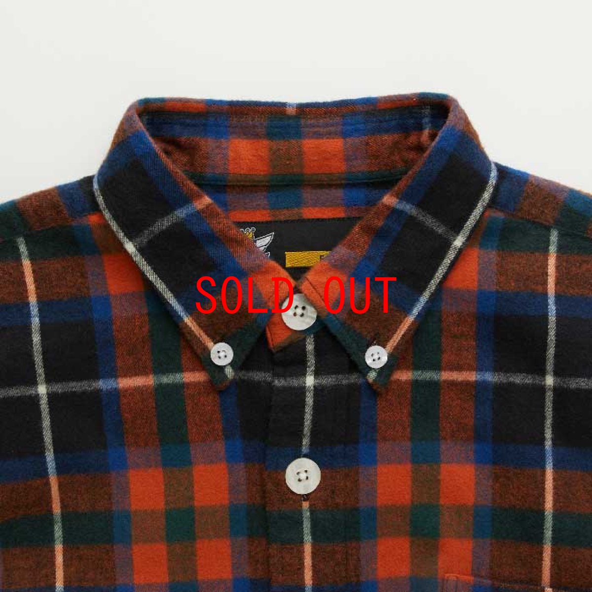 画像8: Nenel L/S Shirt Navy 長袖 フランネル チェック シャツ Check タータン (8)