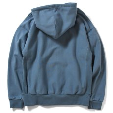 画像2: Rose Logo US Cotton Hooded Sweatshirt ローズ ロゴ プルオーバー スウェット パーカー Slate Blue スレート ブルー by Lafayette ラファイエット  (2)