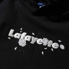 画像7: Rose Logo US Cotton Hooded Sweatshirt ローズ ロゴ プルオーバー スウェット パーカー Black ブラック by Lafayette ラファイエット  (7)