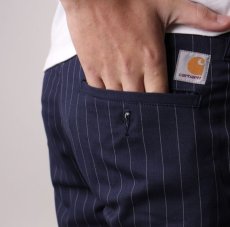 画像9: Johnson Shorts Pinstripe Navy ピンストライプ ハーフパンツ ショーツ (9)