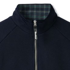 画像2: Parks 1/4 Zip Pullover パークス ハーフジップ プルオーバー ロゴ スウェット Dark Navy ネイビー  (2)