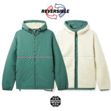 画像1: Base Camp Reversible Sherpa Jacket リバーシブル シェルパ フリース ジャケット Sage Natural Green (1)