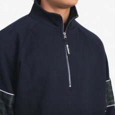 画像6: Parks 1/4 Zip Pullover パークス ハーフジップ プルオーバー ロゴ スウェット Dark Navy ネイビー  (6)