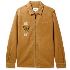 画像2: Butterfly Workshirt バタフライ ワーク シャツ ジャケット Camel Brown キャメル ブラウン (2)