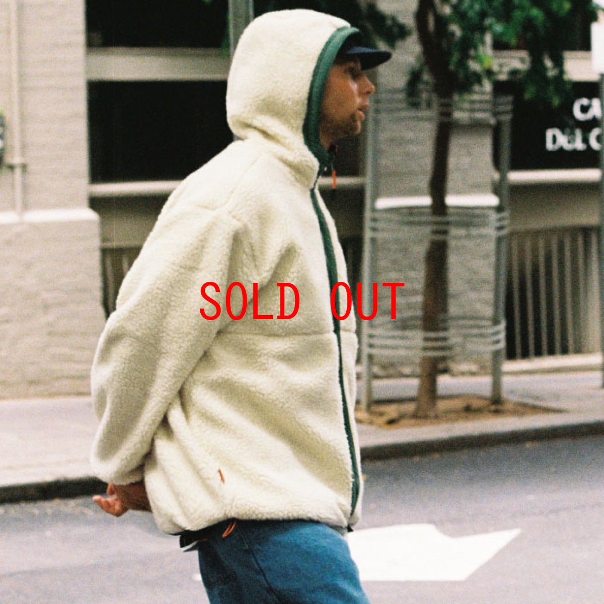 画像11: Base Camp Reversible Sherpa Jacket リバーシブル シェルパ フリース ジャケット Sage Natural Green (11)