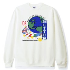 画像1: Atthletic Network Crewneck Sweat アスレチック ネットワーク クルーネック スウェット シャツ White (1)