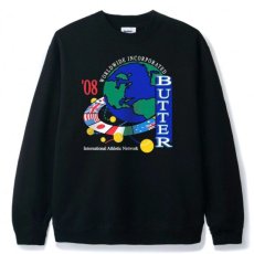 画像2: Atthletic Network Crewneck Sweat アスレチック ネットワーク クルーネック スウェット シャツ BLACK ブラック (2)