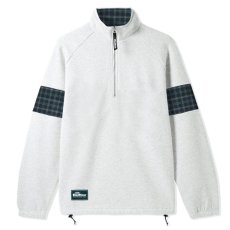 画像1: Parks 1/4 Zip Pullover パークス ハーフジップ プルオーバー ロゴ スウェット Ash Grey アッシュ グレー (1)