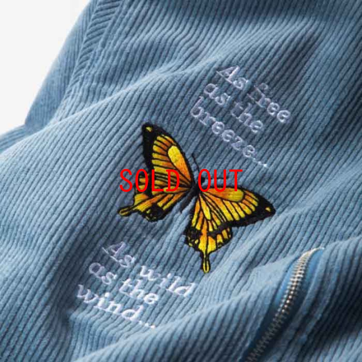 画像7: Butterfly Workshirt バタフライ ワーク シャツ ジャケット Stone Blue ブルー ストーン (7)