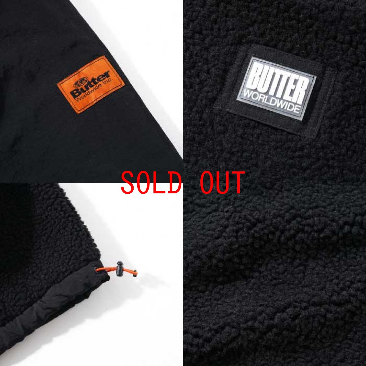 画像7: Base Camp Reversible Sherpa Jacket リバーシブル シェルパ フリース ジャケット Black ブラック (7)