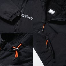 画像6: Base Camp Reversible Sherpa Jacket リバーシブル シェルパ フリース ジャケット Black ブラック (6)