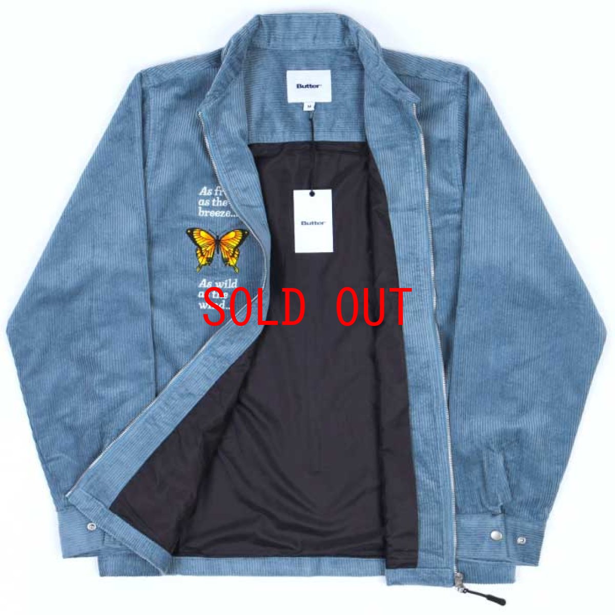 画像4: Butterfly Workshirt バタフライ ワーク シャツ ジャケット Stone Blue ブルー ストーン (4)