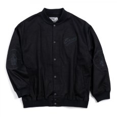 画像2: x PUBLIC ENEMY Blackout PE Varsity Jacket パブリック エネミー ブラックアウト ジャケット (2)