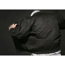 画像1: x PUBLIC ENEMY Blackout PE Varsity Jacket パブリック エネミー ブラックアウト ジャケット (1)