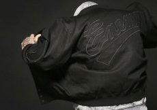 画像10: x PUBLIC ENEMY Blackout PE Varsity Jacket パブリック エネミー ブラックアウト ジャケット (10)