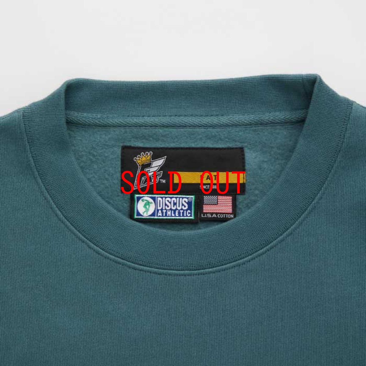 画像5: × DISCUS Discru Crewneck Sweat Shirt クルーネック スウェット シャツ (5)