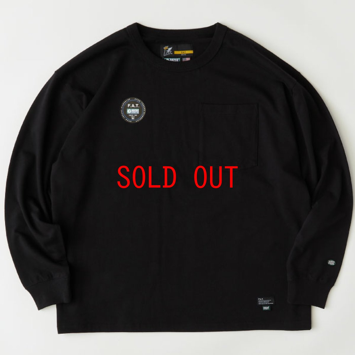 画像2: × DISCUS Teescus L/S Pocket Tee ロング スリーブ ポケット 長袖 Tシャツ US COTTON 8.0oz ヘビー オンス (2)