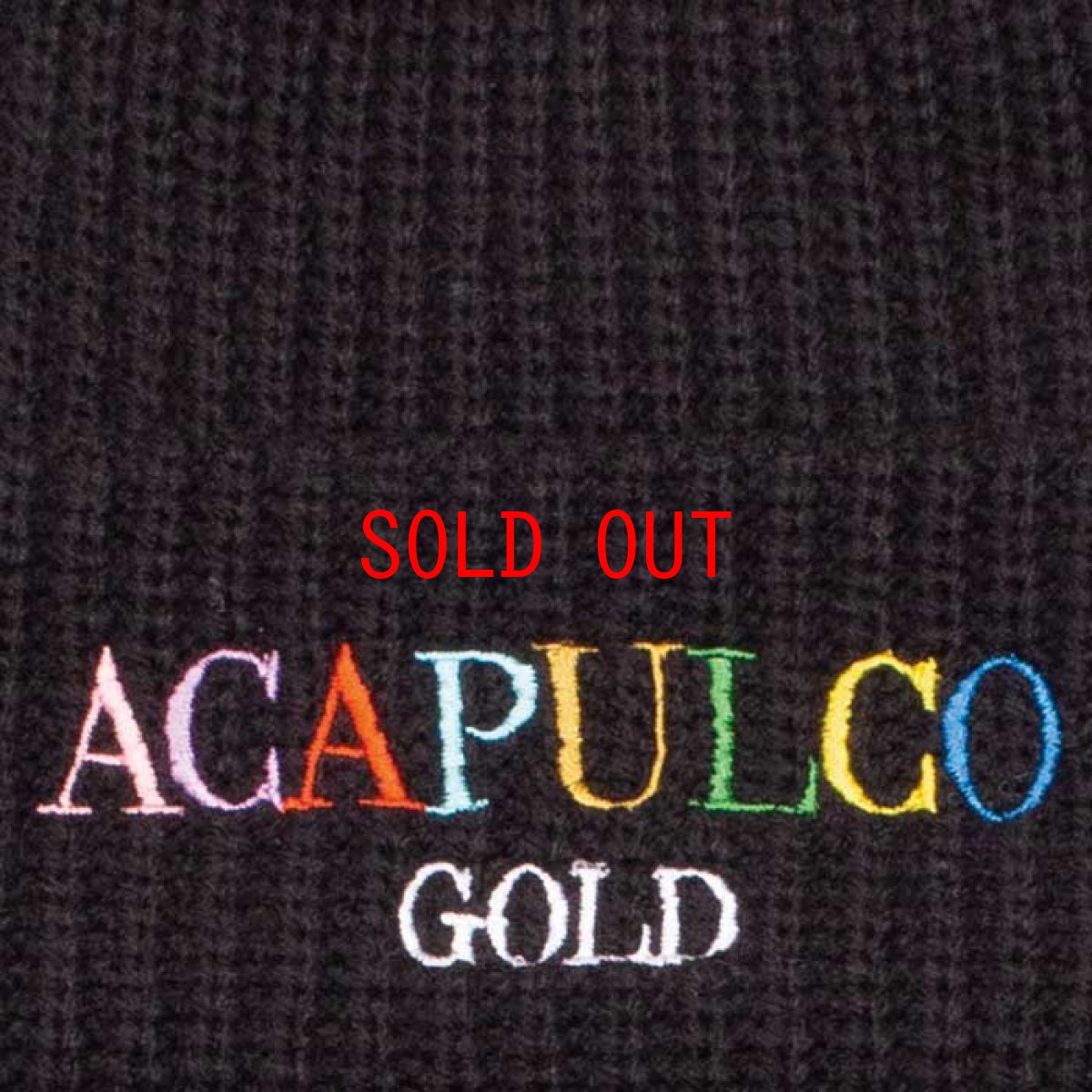 画像7: Multi Cable Beanie マルチ カラー ロゴ ビーニー ライト ウェイト ニット キャップ 帽子 (7)
