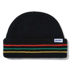 画像1: Provence Beanie ショート ビーニー ライン ニット キャップ 帽子 (1)