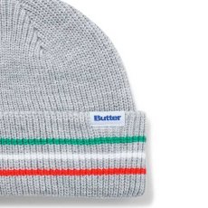 画像4: Provence Beanie ショート ビーニー ライン ニット キャップ 帽子 (4)