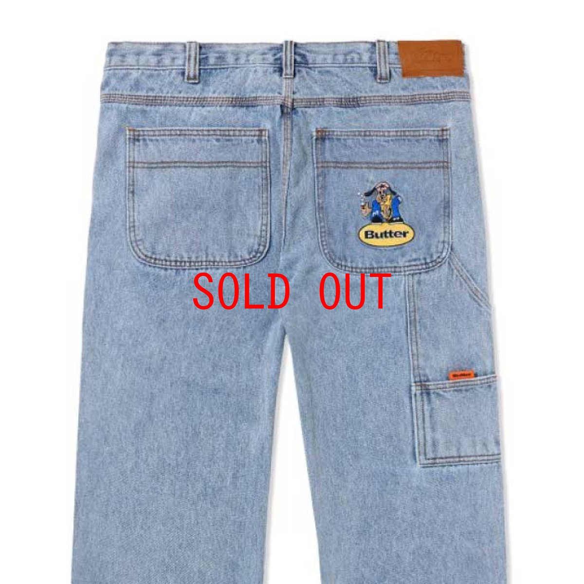 画像3: Homeboy Denim Jeans ホームボーイ デニム パンツ ジーンズ Pants パンツ Washed Light Blue ウォッシュ ライトブルー (3)