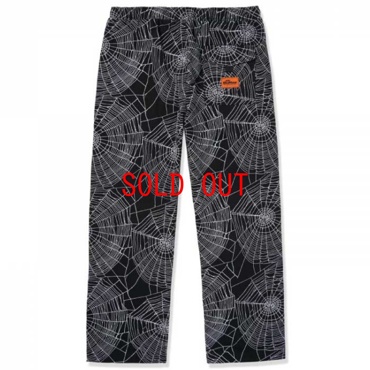 画像2: Web Pants 総柄 パンツ Spider Black ブラック (2)