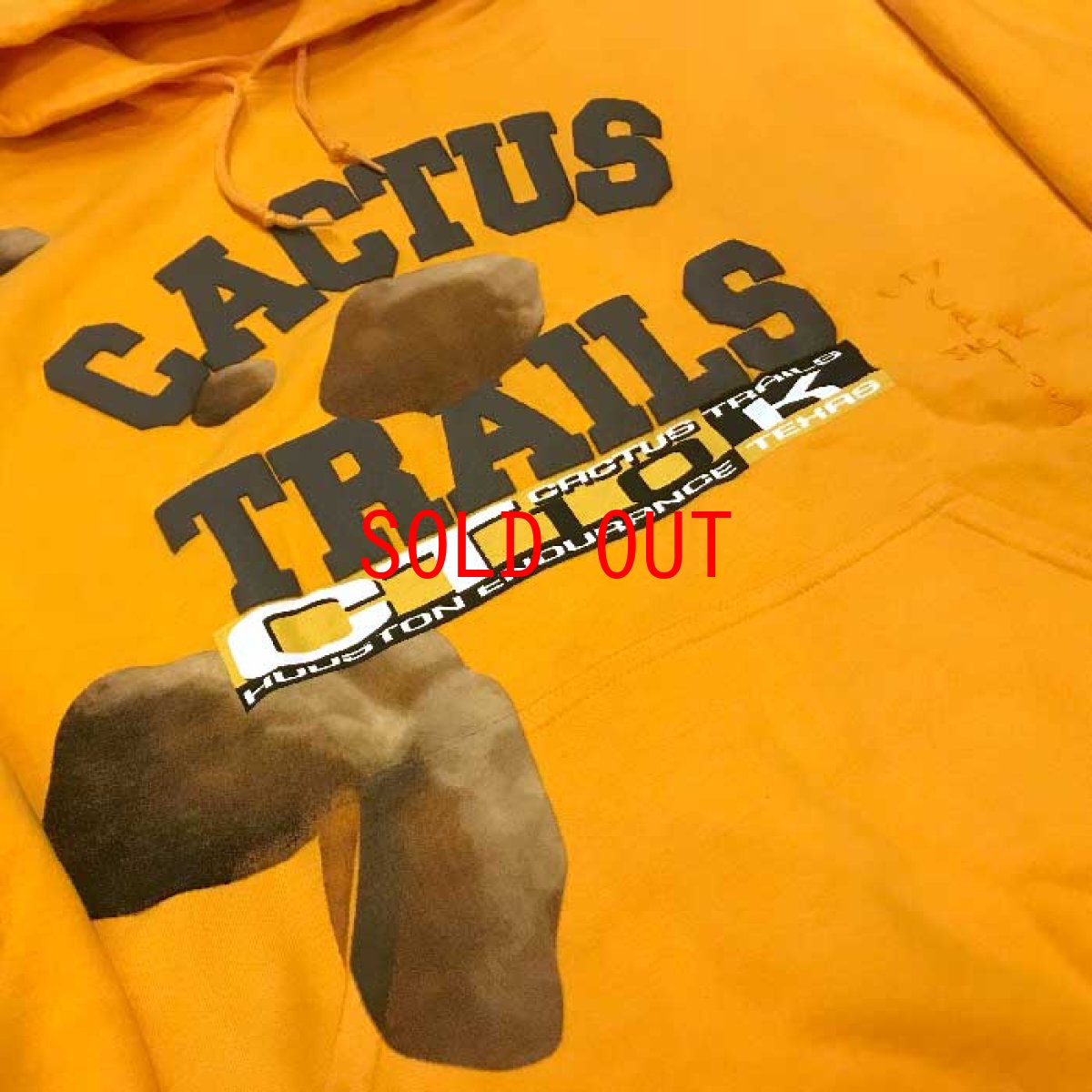 画像4:  Boulder Varsity Sweat Hoodie Yellow スウェット パーカー トラヴィス スコット by Travis Scott (4)