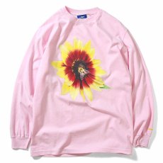 画像1: × dee Flower L/S Tee ディー フラワー 長袖 フォト Tシャツ Pink ピンク by Lafayette ラファイエット  (1)