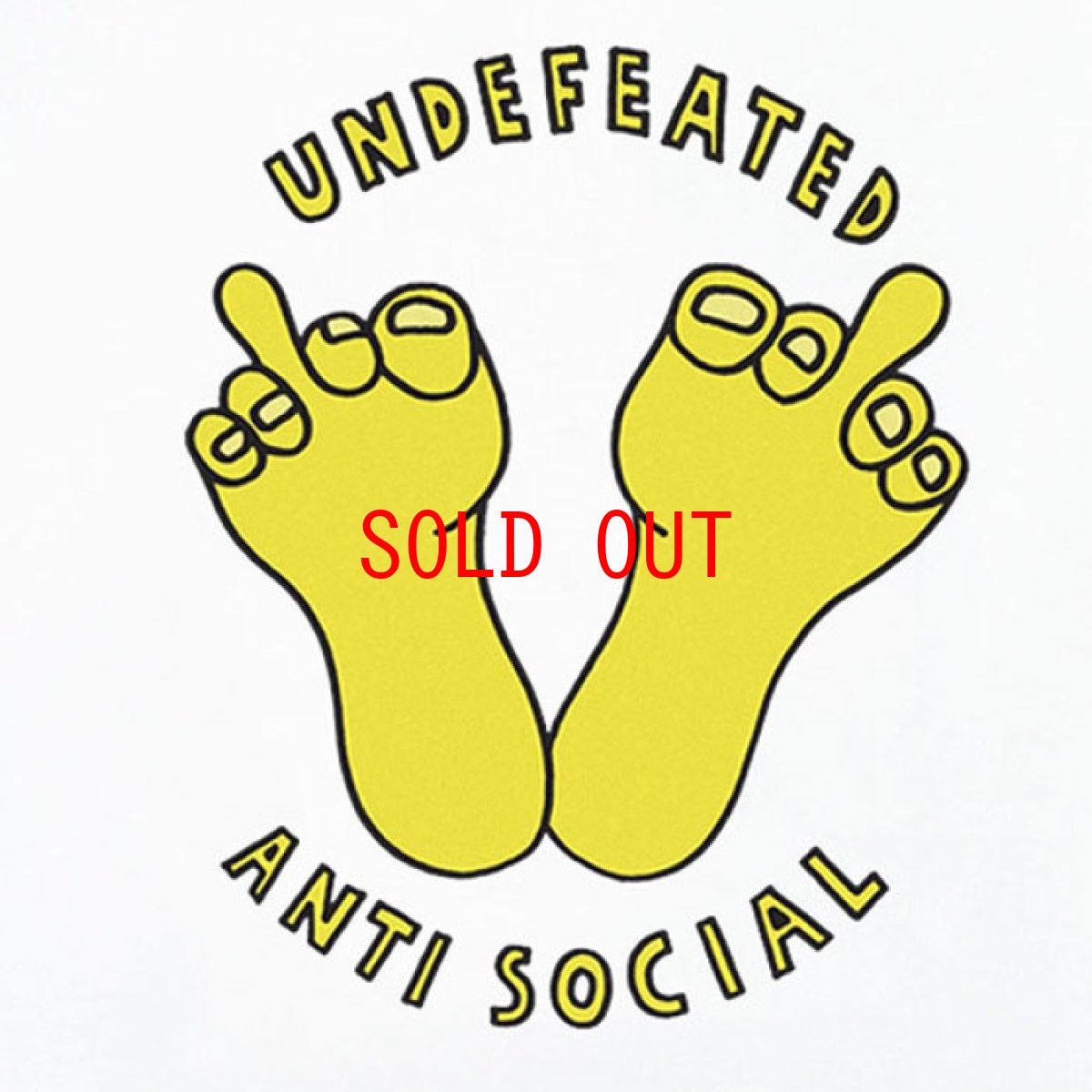 画像4: × Undefeated Logo S/S Tee アンディフィーテッド 半袖 Tシャツ White assc (4)