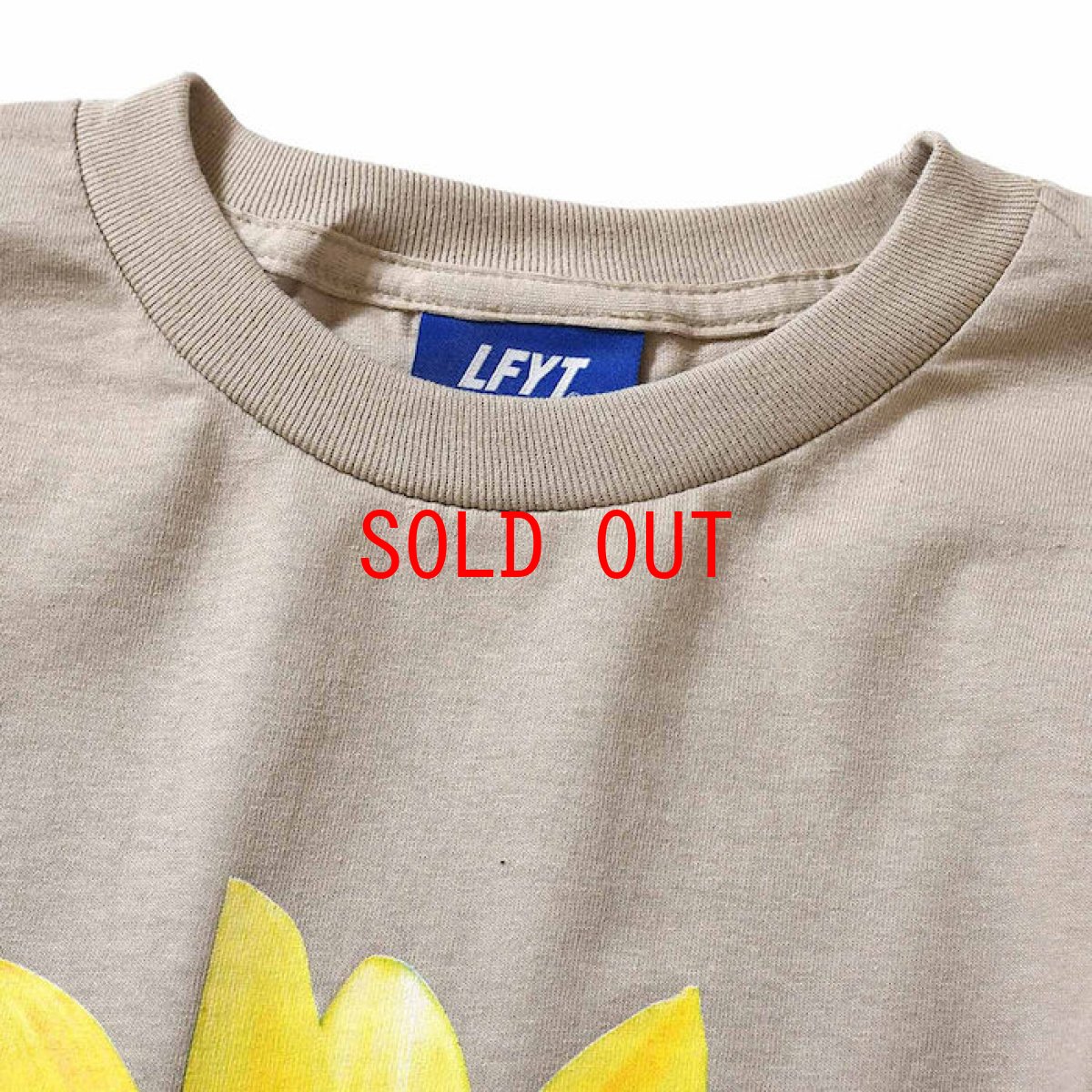 画像4: × dee Flower L/S Tee ディー フラワー 長袖 フォト Tシャツ Beige ベージュ by Lafayette ラファイエット  (4)