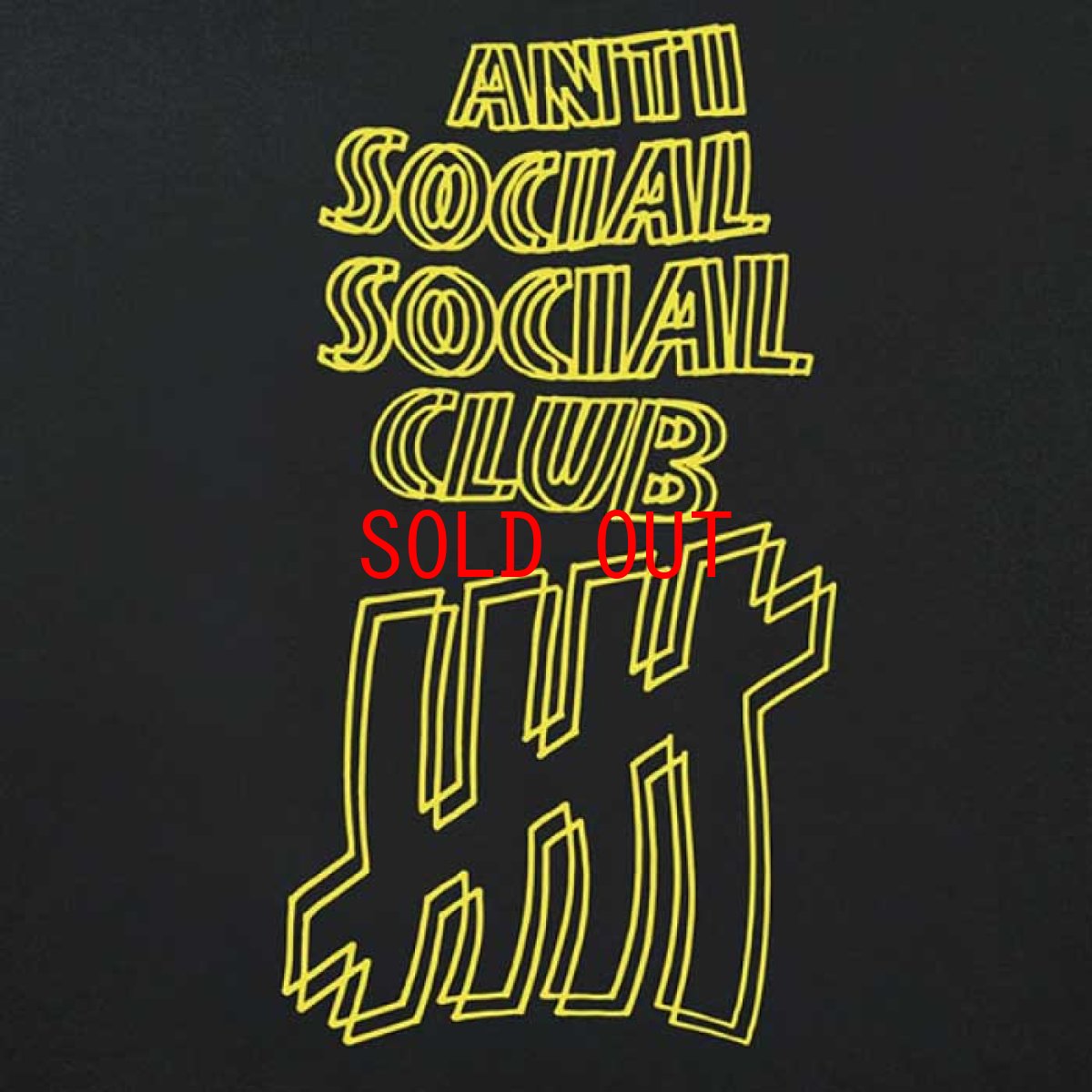 画像7: × Undefeated Logo Sweat Hoodie アンディフィーテッド スウェット フーディー パーカー Black assc (7)
