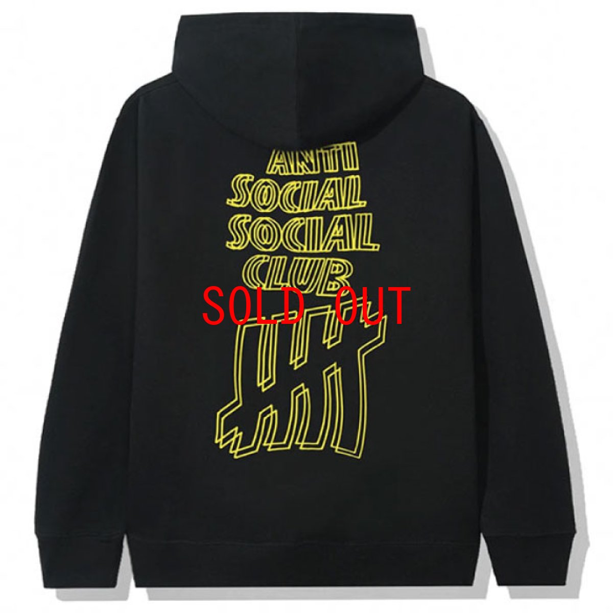 画像3: × Undefeated Logo Sweat Hoodie アンディフィーテッド スウェット フーディー パーカー Black assc (3)