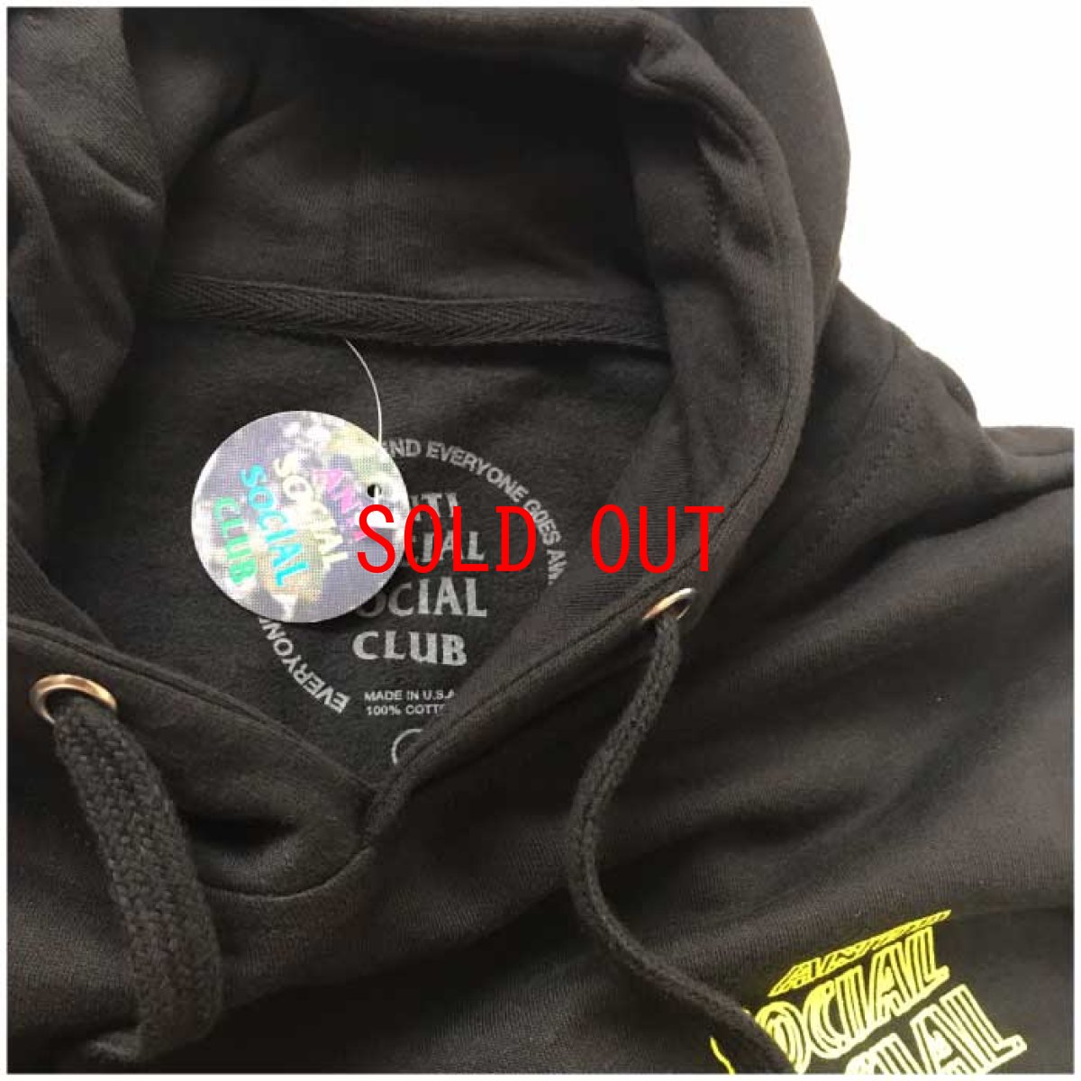 画像4: × Undefeated Logo Sweat Hoodie アンディフィーテッド スウェット フーディー パーカー Black assc (4)