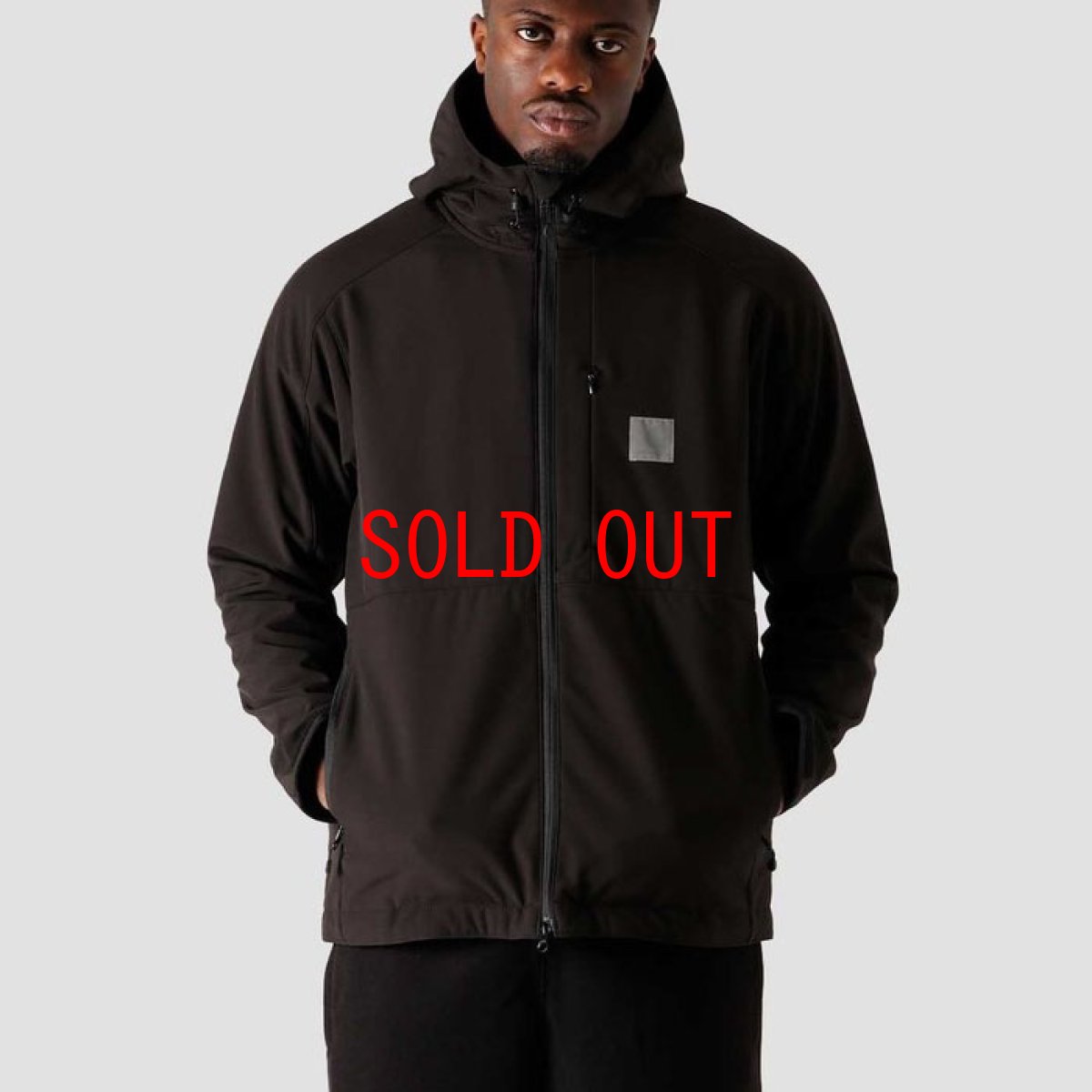 画像7: Soft-shell Jacket Safety Black フリースボンド Car Lux リフレクティブ ジャケット ブラック (7)