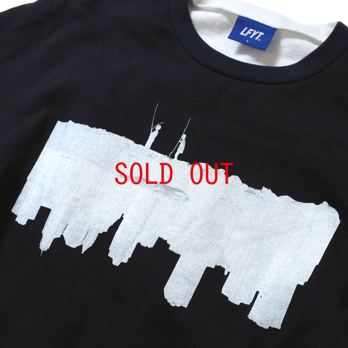 画像7: × dee Photo 2Tone L/S Tee ディー 長袖 フォト Tシャツ White Black ホワイト ブラック by Lafayette ラファイエット  (7)